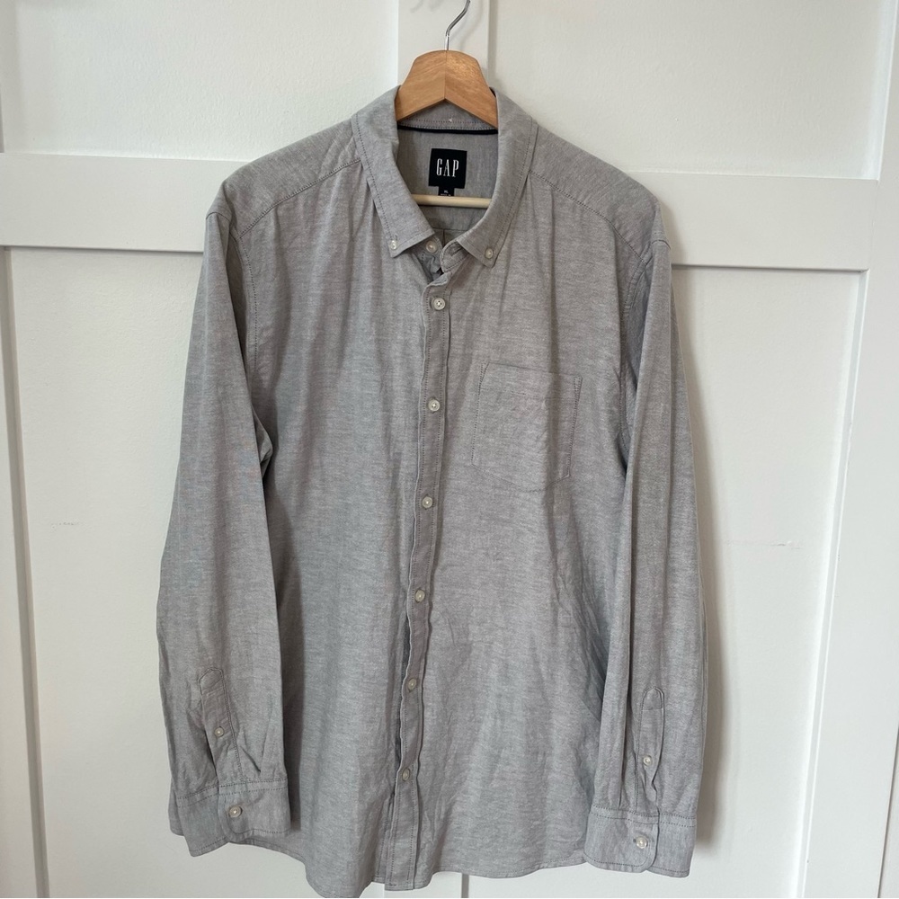 GAP Button Down Grey